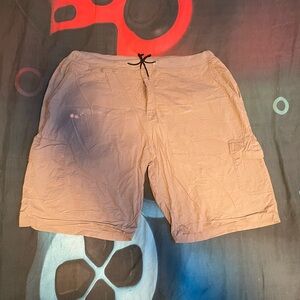 Kenneth Cole Gray Cargo Shorts Relaxed Fit